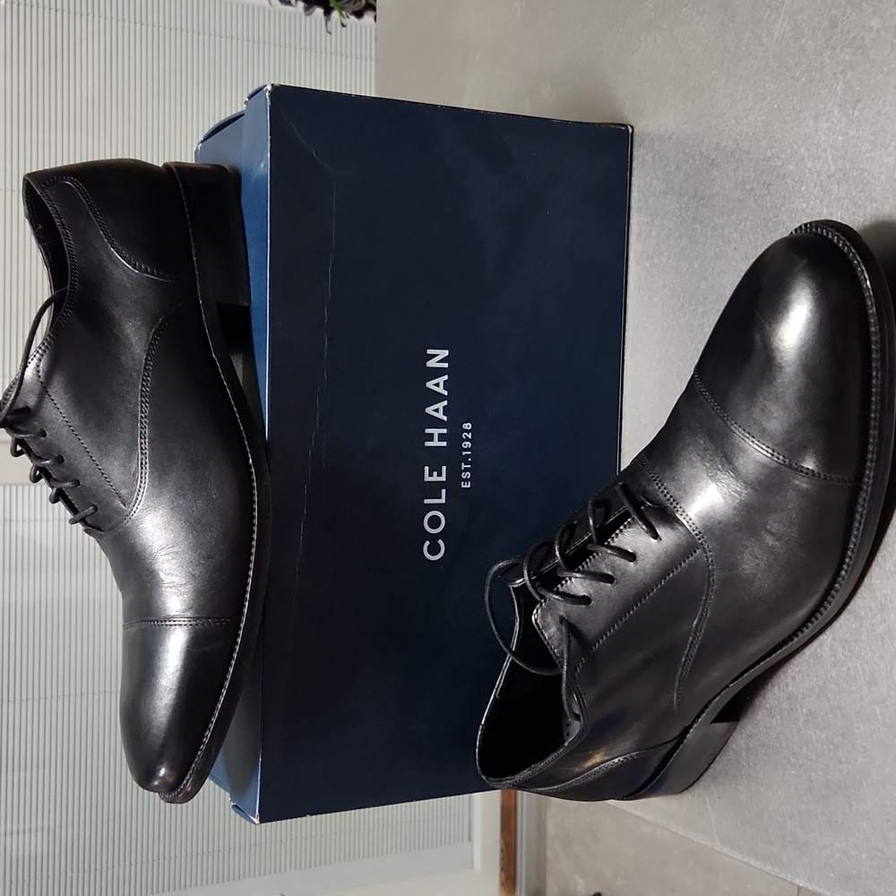 COLE HAAN Williams CPT II Oxford Shoes, 10.5 M, Men's